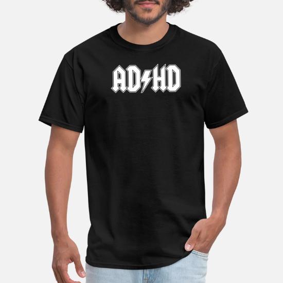 ACDC ADHD T Shirt Funny Hard Rock 